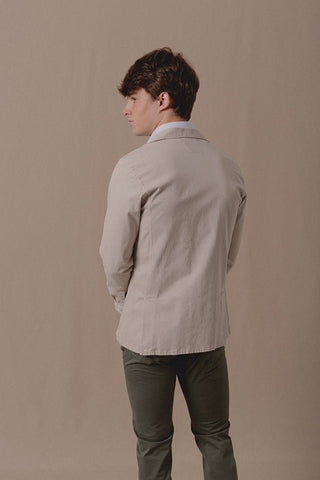Tom Beige Unstructured Jacket - Sohhan