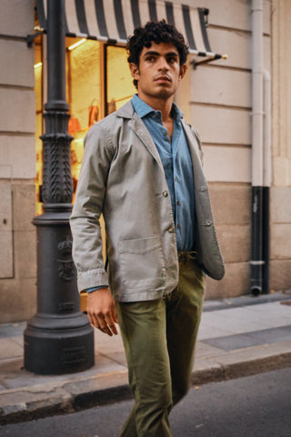 Tom Beige Unstructured Jacket - Sohhan
