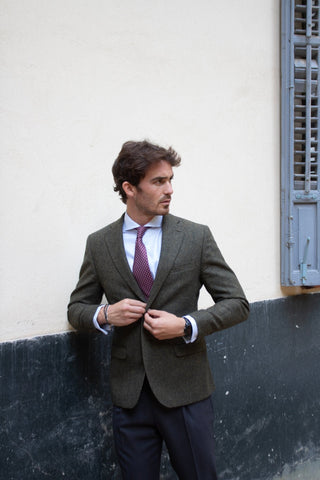 Green Tweed Preston Jacket - Sohhan