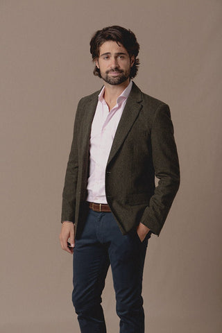 Green Tweed Preston Jacket - Sohhan