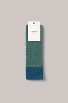 Ralph Greenish Blue Sock - Sohhan