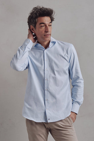 Harry Striped Light Blue Shirt - Sohhan