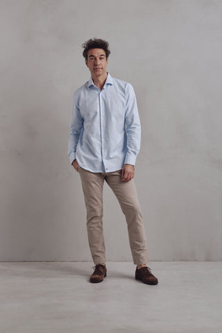 Harry Striped Light Blue Shirt - Sohhan
