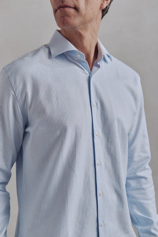 Harry Striped Light Blue Shirt - Sohhan