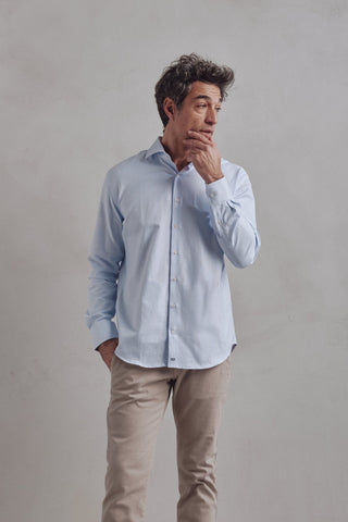Harry Striped Light Blue Shirt - Sohhan