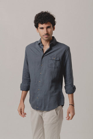 Linen Shirt Reef One Pocket Catania - Sohhan