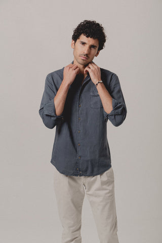 Linen Shirt Reef One Pocket Catania - Sohhan