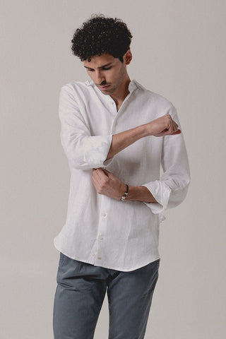 Cairo Linen Shirt White - Sohhan