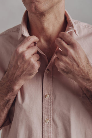 Oslo Pink Plain Oxford Shirt - Sohhan