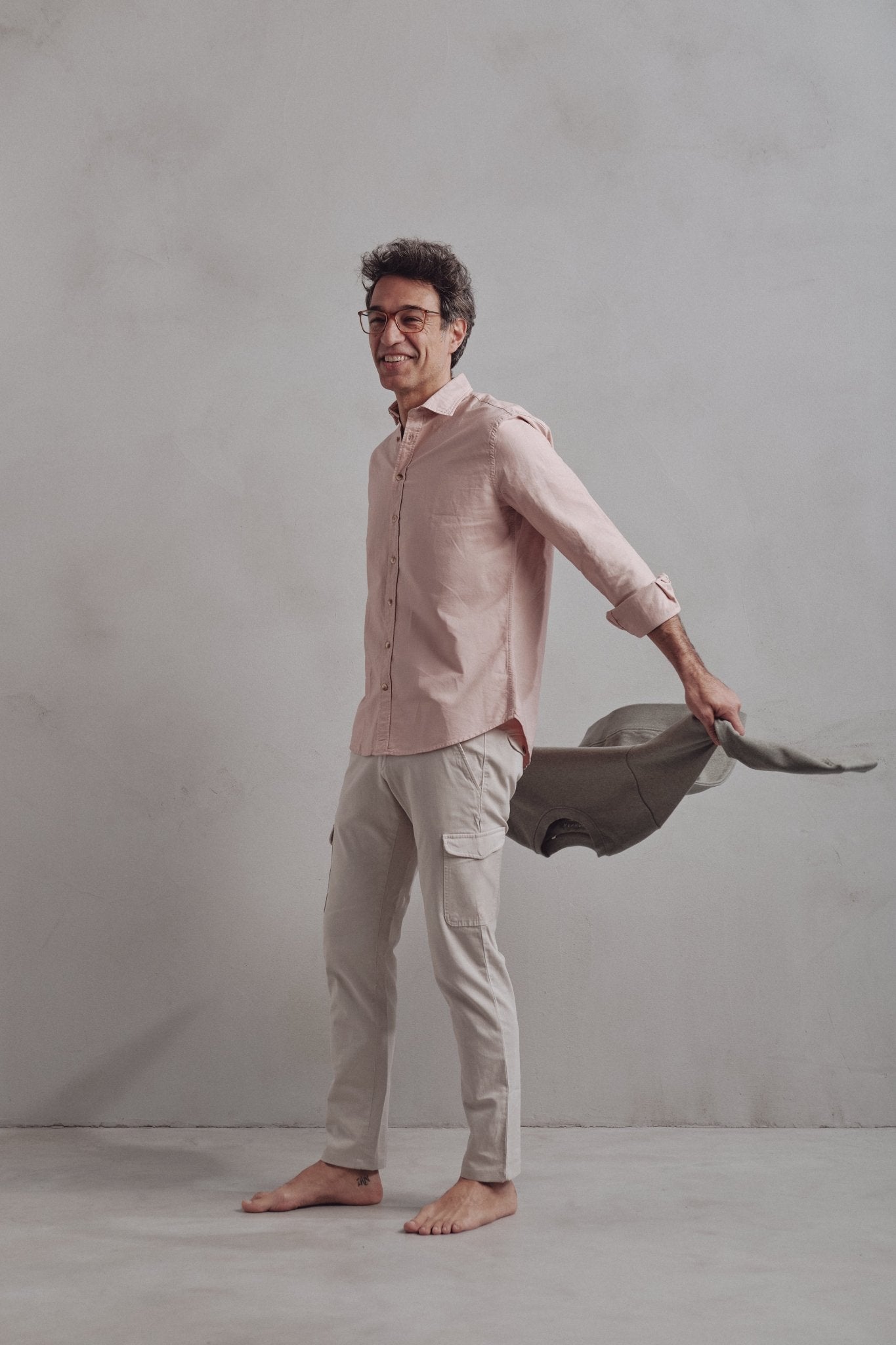 Oslo Pink Plain Oxford Shirt - Sohhan