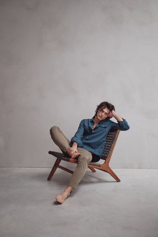 Sahara Luke Shirt Blue Provence - Sohhan