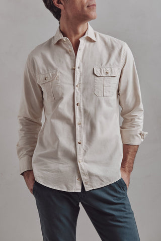 Sahara Luke Ecru Shirt - Sohhan
