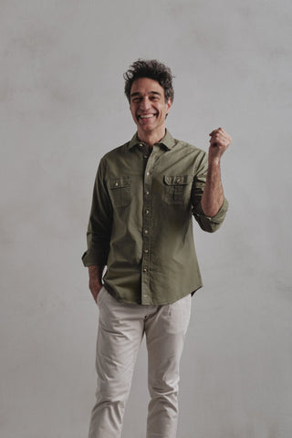 Shirt Sahara Luke Green Bogota - Sohhan