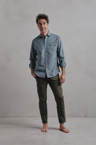 Troy Shirt Powder Blue - Sohhan