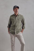 Greenish grey