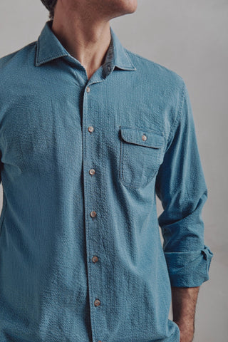 One Pocket Country Denim Shirt - Sohhan