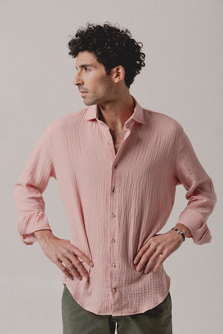 Waves Dark Petal Shirt - Sohhan