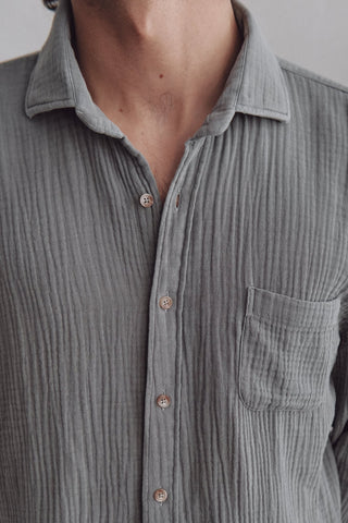 Camisa Waves Un bolsillo Verde - Sohhan