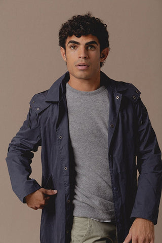 Navy Dover Gabardine - Sohhan