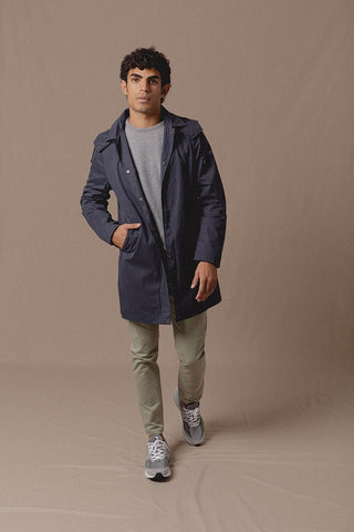 Navy Dover Gabardine - Sohhan