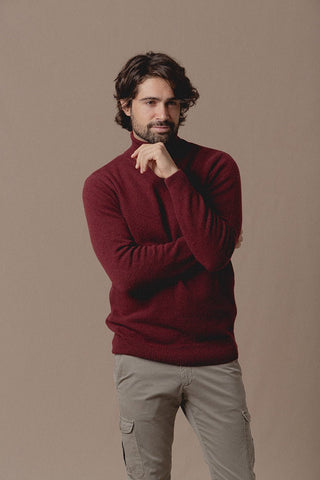 Scott Tile Turtleneck Sweater - Sohhan