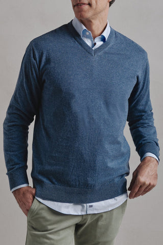 Peak Blacke Blue Sweater - Sohhan
