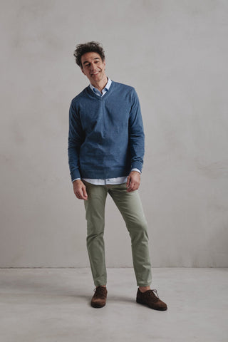 Peak Blacke Blue Sweater - Sohhan