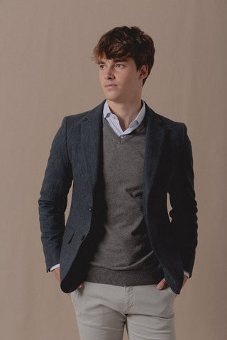 Peak Blacke Grey Sweater - Sohhan