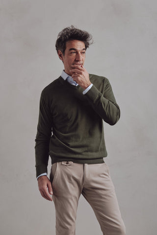 Sweater Pico Blacke Green - Sohhan