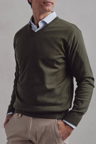 Sweater Pico Blacke Green - Sohhan