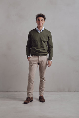 Sweater Pico Blacke Green - Sohhan