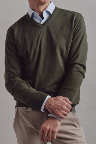 Sweater Pico Blacke Green - Sohhan