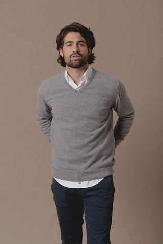 Grey Terry Peak Pullover - Sohhan