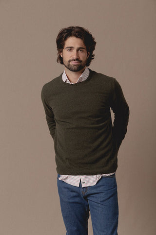 Terry Green Round Sweater - Sohhan