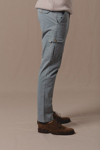 Cargo Icon Blue Capri Pants - Sohhan