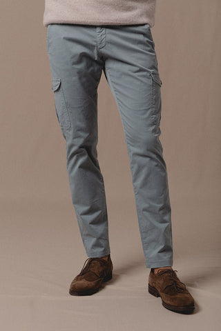 Cargo Icon Blue Capri Pants - Sohhan