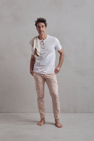 Pantalón Cargo Icon Coral Claro - Sohhan
