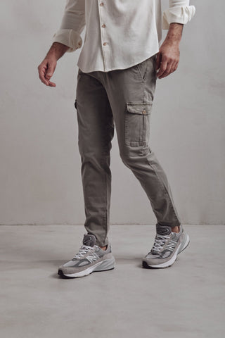Cargo Icon Pants Greenish Gray - Sohhan