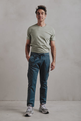 Pantalón Cargo Jack Azul Petróleo - Sohhan