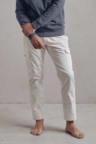 Pantalón Cargo Jack Blanco Roto - Sohhan