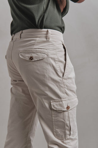Cargo Jack Pants Ecru - Sohhan
