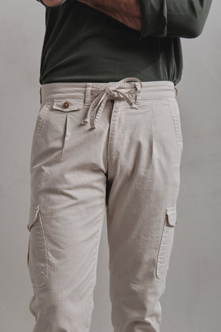 Cargo Jack Pants Ecru - Sohhan