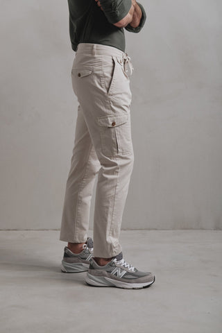 Cargo Jack Pants Ecru - Sohhan