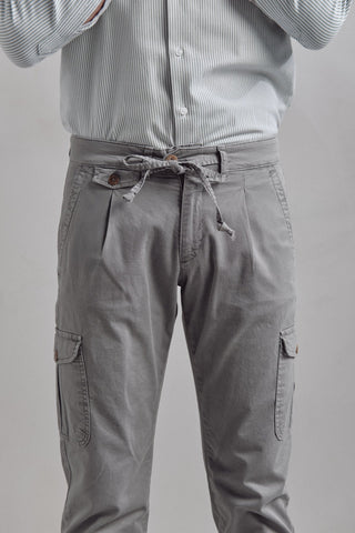 Cargo Jack Pants Grey Washed - Sohhan