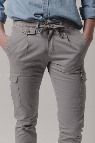 Cargo Jack Pants Grey Washed - Sohhan
