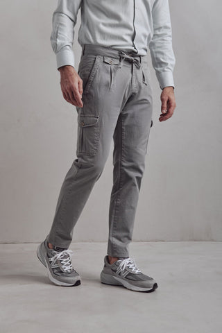 Cargo Jack Pants Grey Washed - Sohhan
