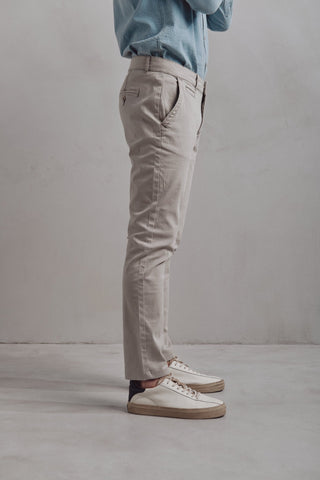 Idol Grey Washed Chino Pants - Sohhan
