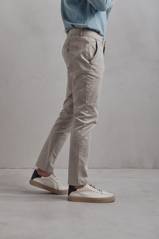 Idol Grey Washed Chino Pants - Sohhan