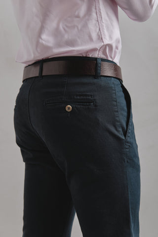 Idol Navy Chino Pants - Sohhan