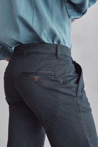 Paul Blue Chino Pants - Sohhan